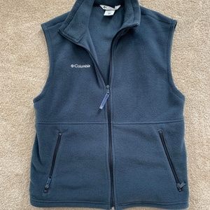 Columbia Fleece Vest-M-Blue